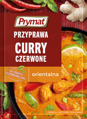 Prymat Przyprawa curry czerwone orientalna 20 g
