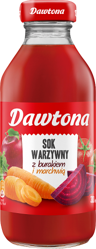 Dawtona Sok warzywny z burakiem i marchwią 300 ml