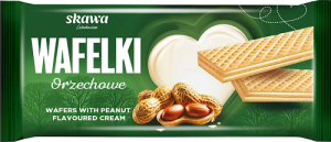 Wadowice Skawa Wafelki orzechowe 180 g