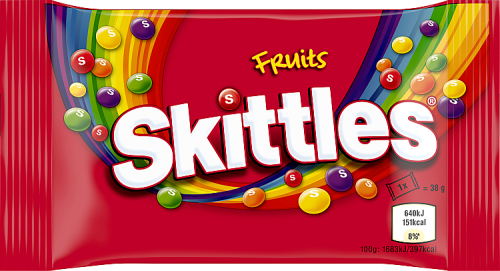 Skittles Fruits Cukierki do żucia 38 g