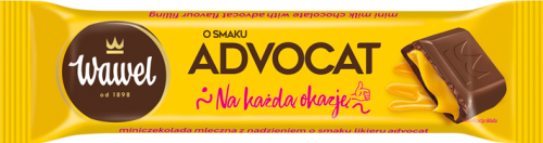 Wawel Miniczekolada mleczna z nadzieniem o smaku likieru advocat 39 g
