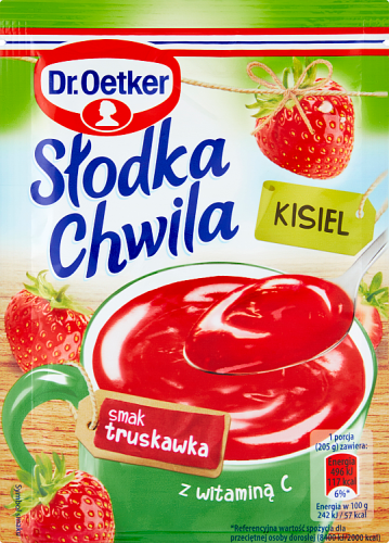 Dr. Oetker Słodka Chwila Kisiel smak truskawka 30 g
