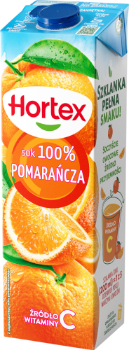 Hortex Sok 100 % pomarańcza 1 l