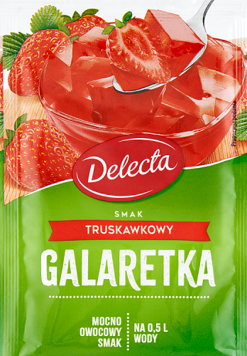 Delecta Galaretka smak truskawkowy 70 g