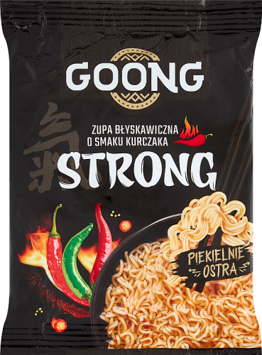 Goong Strong Zupa błyskawiczna o smaku kurczaka piekielnie ostra 65 g