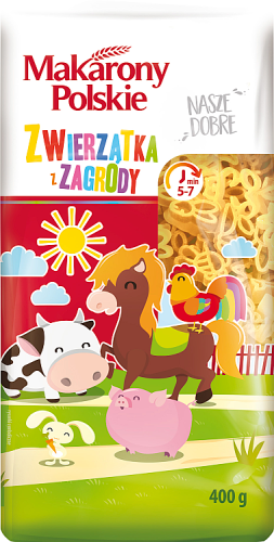 Makarony Polskie Makaron zwierzątka z zagrody 400 g