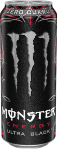 Monster Energy Ultra Black Gazowany napój energetyczny 500 ml
