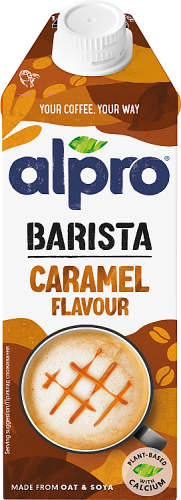 Alpro Barista Napój owsiano-sojowy o smaku karmelowym 750 ml