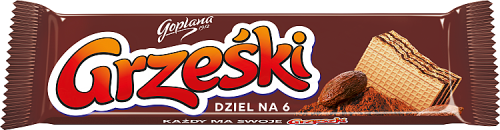 Grześki Wafel przekładany kremem kakaowym 26 g