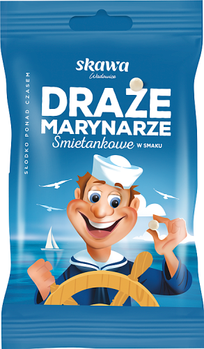 Wadowice Skawa Marynarze Draże śmietankowe w smaku  70 g