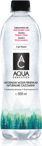 Aqua Carpatica Naturalna woda mineralna naturalnie gazowana 500 ml