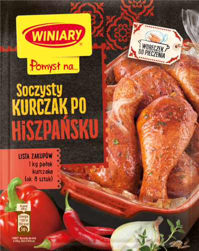 Winiary Pomysł na... Soczysty kurczak po hiszpańsku 38 g