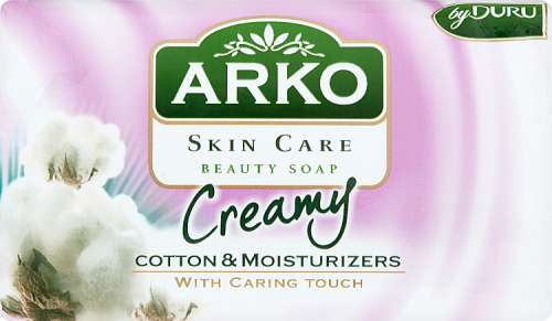 Arko Skin Care Creamy Cotton &amp; Moisturizers Mydło kosmetyczne 90 g