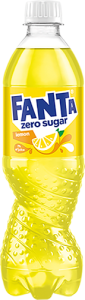 Fanta Zero Sugar Napój gazowany o smaku cytrynowym 500 ml