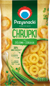 Przysnacki Chrupki o smaku zielona cebulka 140 g