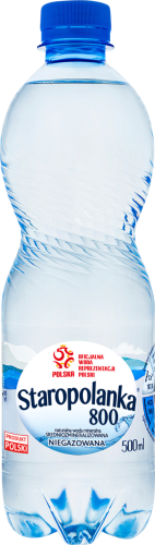 Staropolanka 800 Naturalna woda mineralna średniozmineralizowana niegazowana 500 ml