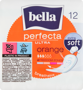 Bella Perfecta Ultra Orange Extra Soft Podpaski higieniczne 12 sztuk