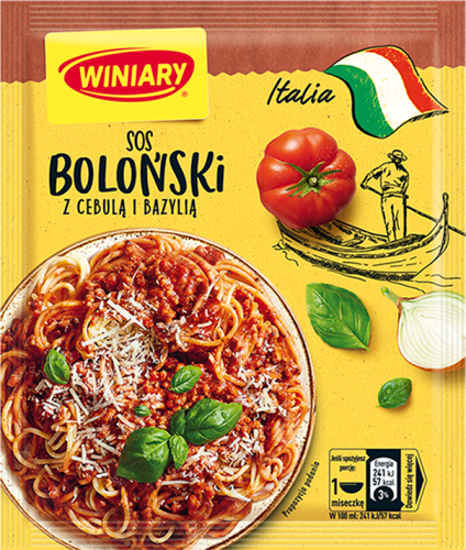 Winiary Italia Sos boloński z cebulą i bazylią 46 g