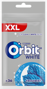 Orbit White XXL Freshmint Bezcukrowa guma do żucia 50 g (36 sztuk)