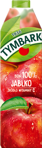 Tymbark Sok 100 % jabłko 1 l