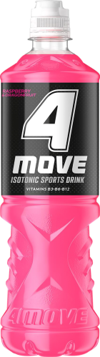 4Move Napój izotoniczny niegazowany o smaku malina-dragonfruit 750 ml