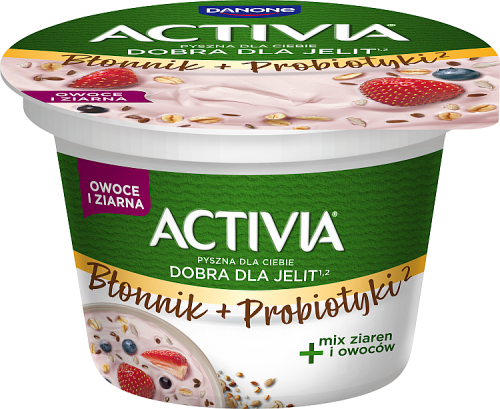 Activia Jogurt owoce i ziarna 170 g