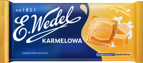 E. Wedel Czekolada biała karmelowa 80 g