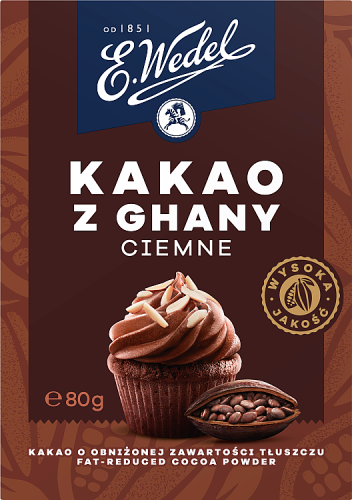 E. Wedel Kakao z Ghany ciemne 80 g