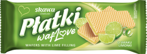 Wadowice Skawa Płatki waflowe o smaku limonki 130 g