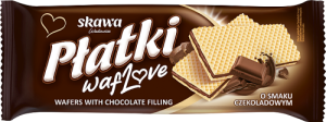 Wadowice Skawa Płatki waflowe o smaku czekoladowym 130 g
