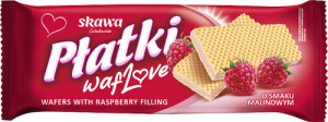 Wadowice Skawa Płatki waflowe o smaku malinowym 130 g
