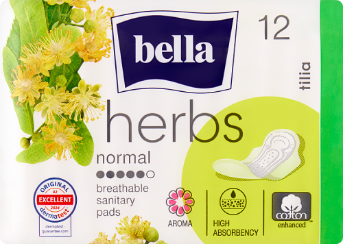Bella Herbs Tilia Normal Podpaski higieniczne 12 sztuk