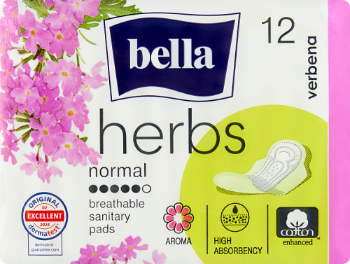 Bella Herbs Verbena Normal Podpaski higieniczne 12 sztuk