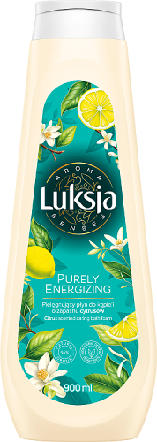 Luksja Aroma Senses Pielęgnujący płyn do kąpieli o zapachu cytrusów 900 ml