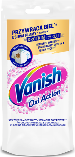 Vanish Oxi Action White Odplamiacz do tkanin w żelu 100 ml
