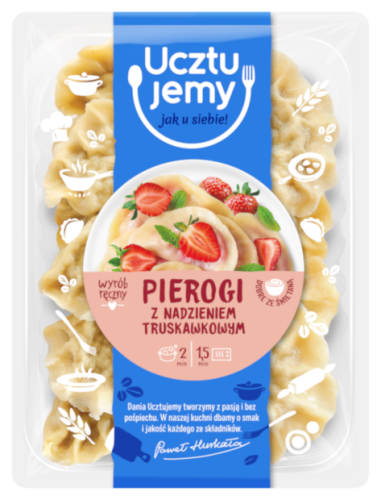 PIEROGI Z TRUSKAWKAMI 400G