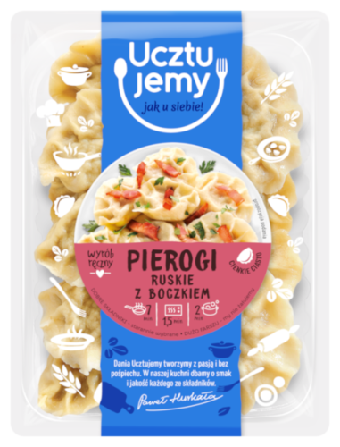 Pierogi ruskie z boczkiem 400 g