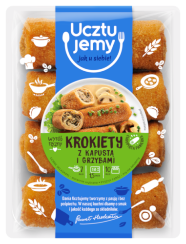 Krokiety z kapustą i grzybami 400 g