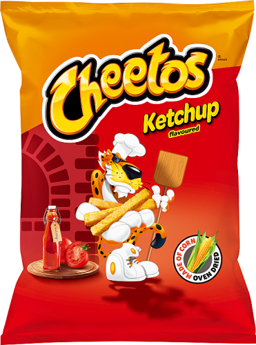 Cheetos Chrupki kukurydziane o smaku ketchupowym 150 g