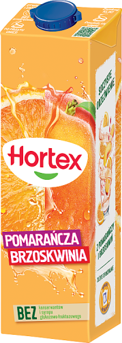 Hortex Napój pomarańcza brzoskwinia 1 l