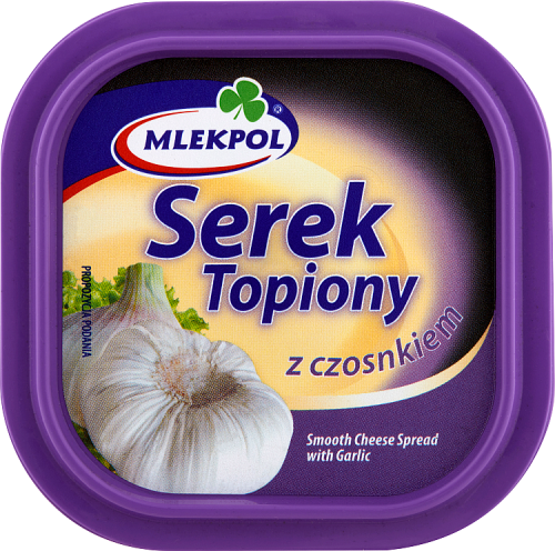 Mlekpol Serek topiony z czosnkiem 100 g