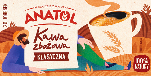 Anatol Kawa zbożowa klasyczna 84 g (20 x 4,2 g)