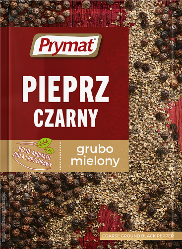 Prymat Pieprz czarny grubo mielony 15 g