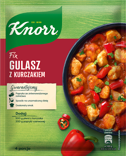 Knorr Fix Gulasz z kurczakiem 52 g