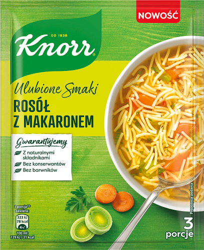 Knorr Ulubione Smaki Rosół z makaronem 69 g