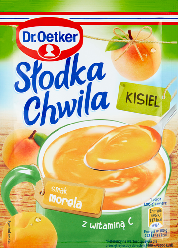 Dr. Oetker Słodka Chwila Kisiel smak morela 30 g