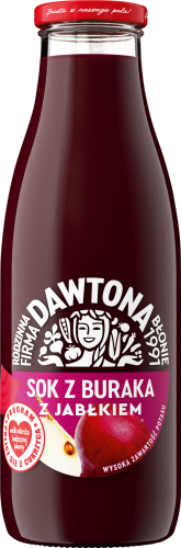 Dawtona Sok z buraka z jabłkiem 750 ml