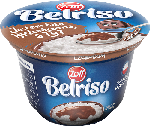 Zott Belriso Deser mleczny z ryżem i sosem 200 g
