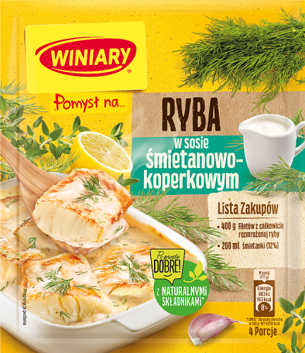 Winiary Pomysł na... Rybę w sosie śmietanowo-koperkowym 32 g