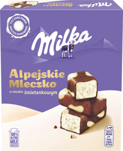 Milka Alpejskie Mleczko Pianka o smaku śmietankowym 350 g